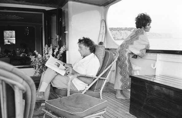 5 – O casal Richard Burton e Elizabeth Taylor na Sardinia em 1967