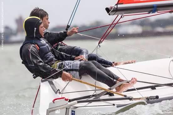 Brasileiros terminam em sétimo no Sul-Americano da classe 29er