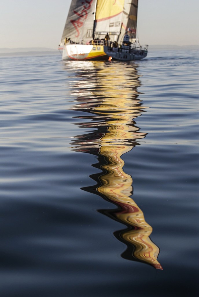 Próxima etapa seguirá até Lorient, França (Foto Ian Roman/Abu Dhabi)