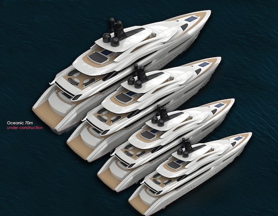 Columbus Yachts apresenta a linha Oceanic