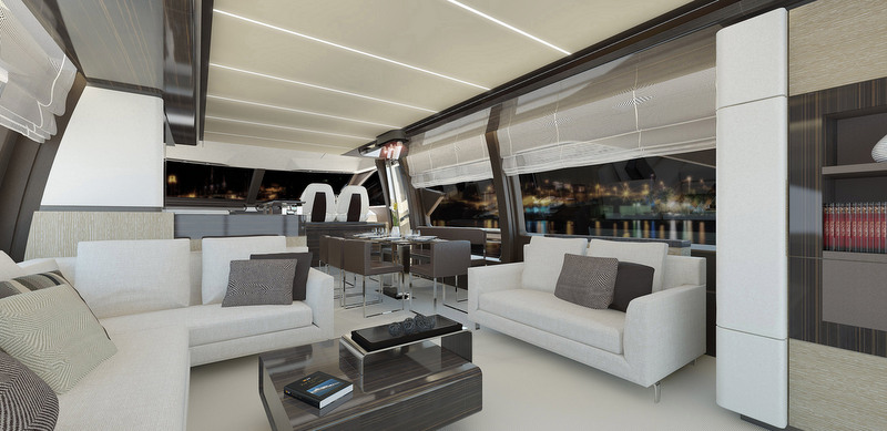 Luxury-yacht-AZIMUT-72-Saloon