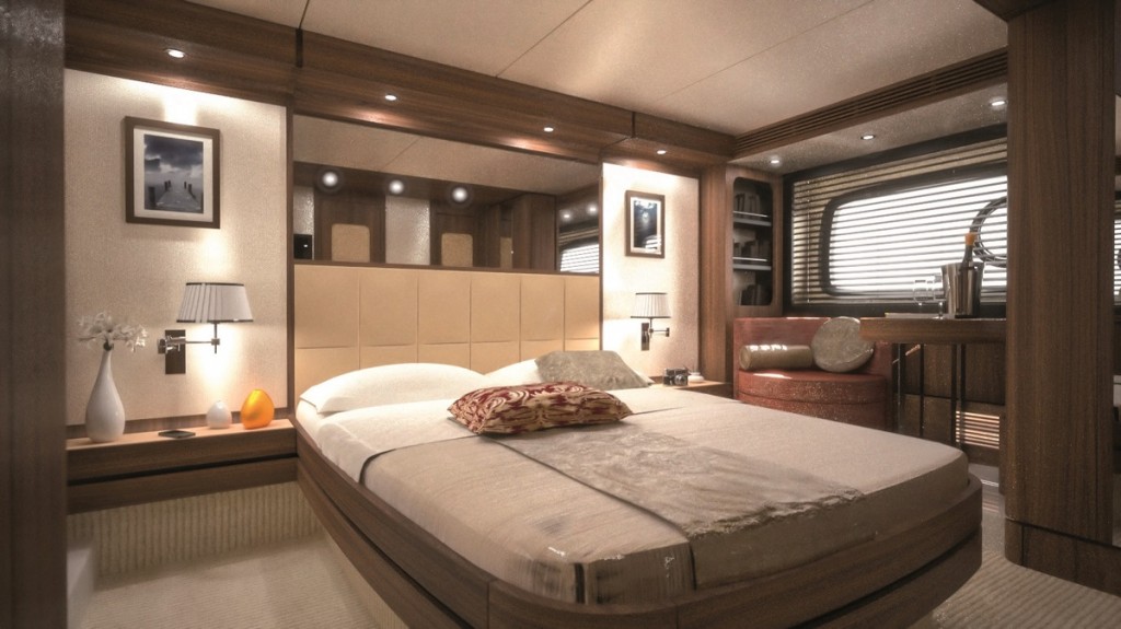 Azimut Magellano 66 Owner's cabin (1)_