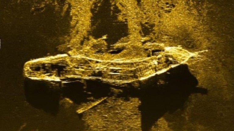 Navio naufragado há 200 anos é encontrado por acaso