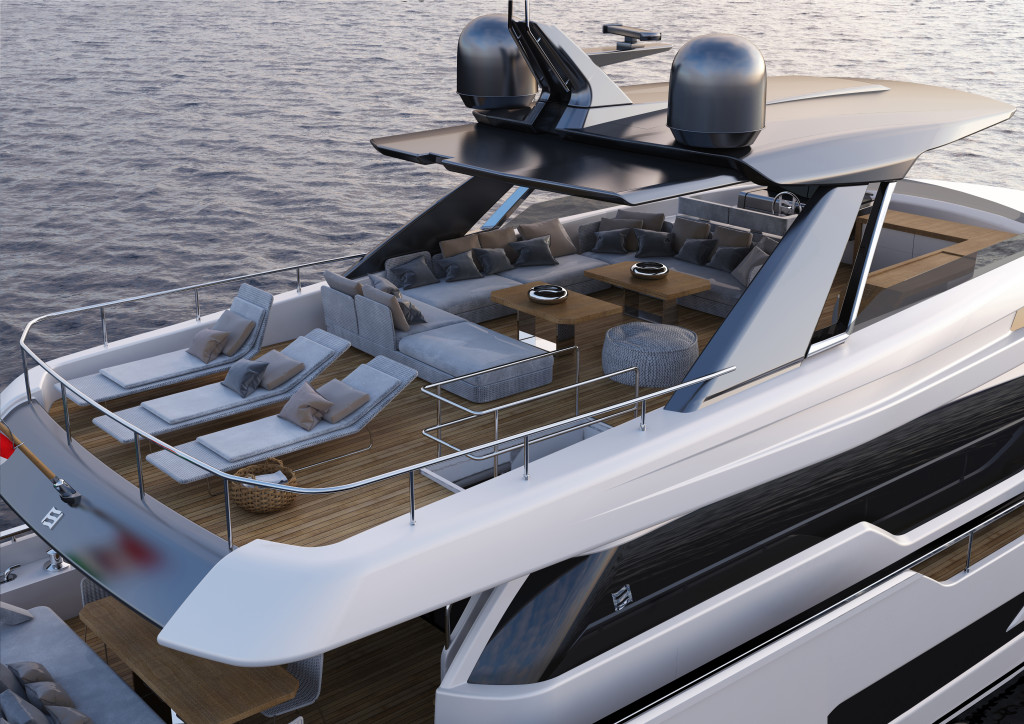 Ferretti Yachts 850 flybridge