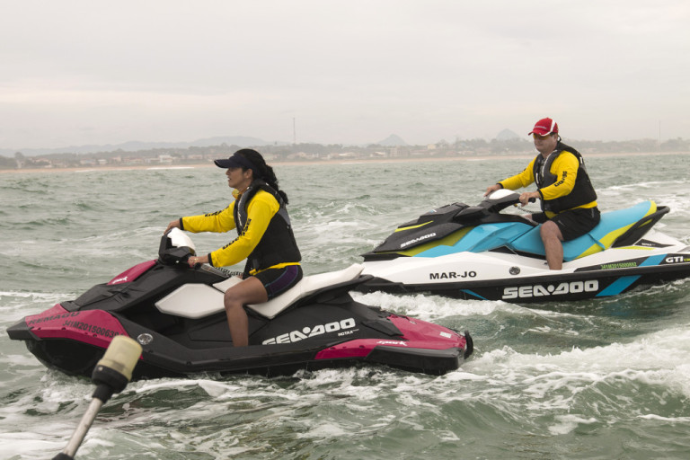 Motos-aquáticas Sea-Doo agitam o litoral Capixaba