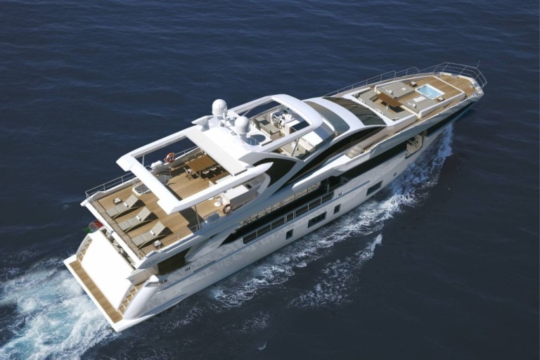 Primeiros renders da nova Azimut Grande 35 Metri