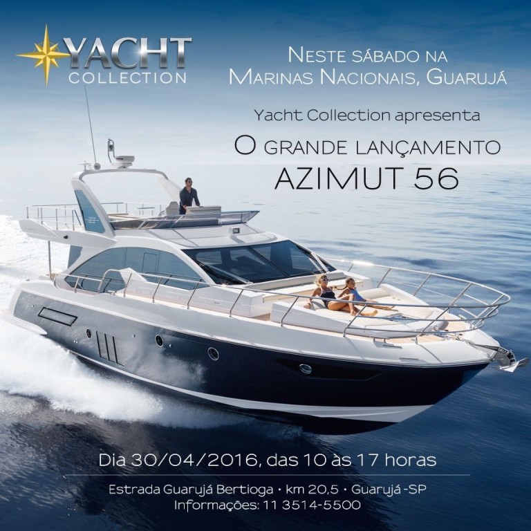 Yacht Collection apresenta a nova Azimut 56 na Marinas Nacionais