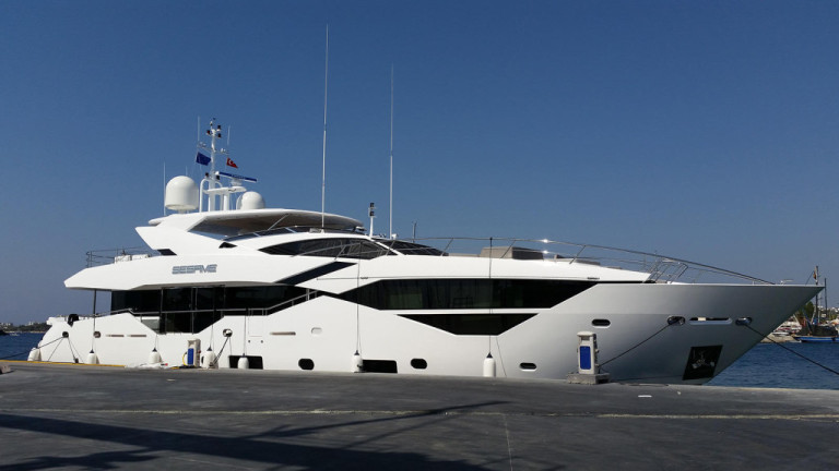 Primeira Sunseeker 116 entregue na Turquia