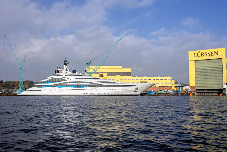 Lürssen lança mais um barco acima dos 100 metros este ano