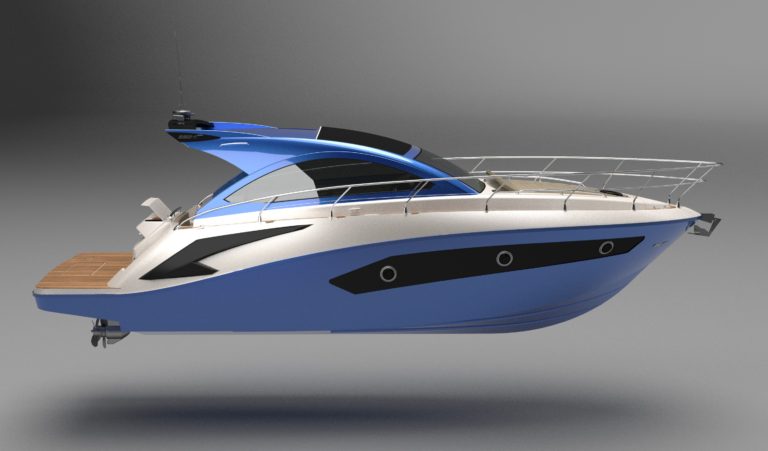 Evolve Boats revela as primeiras imagens do novo modelo de 35 pés