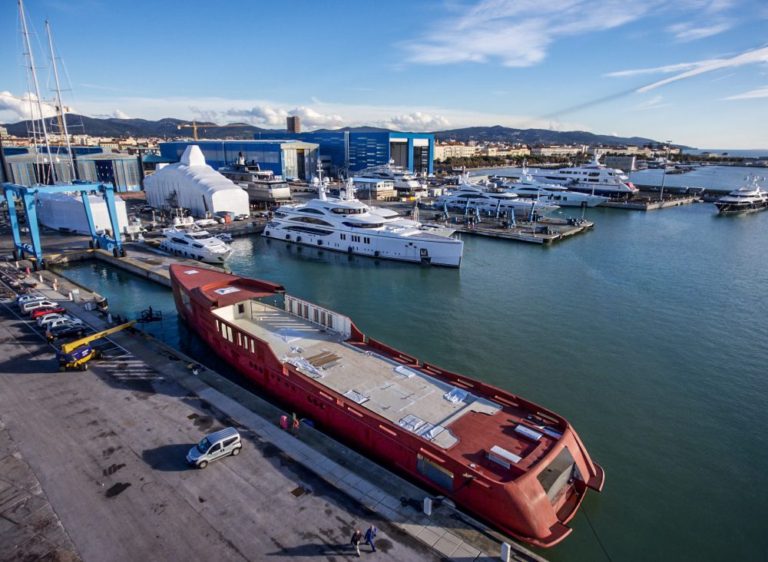 Projeto de 63 m “BALANCE”, da Benetti, chega a Livorno
