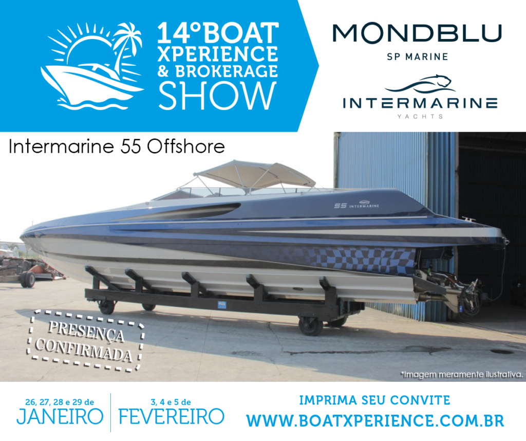 Intermarine 55 Offshore será um dos destaques do Boat Xperience