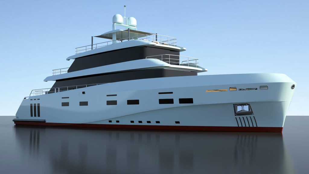 Kanga: o yacht de 41m começa a tomar forma