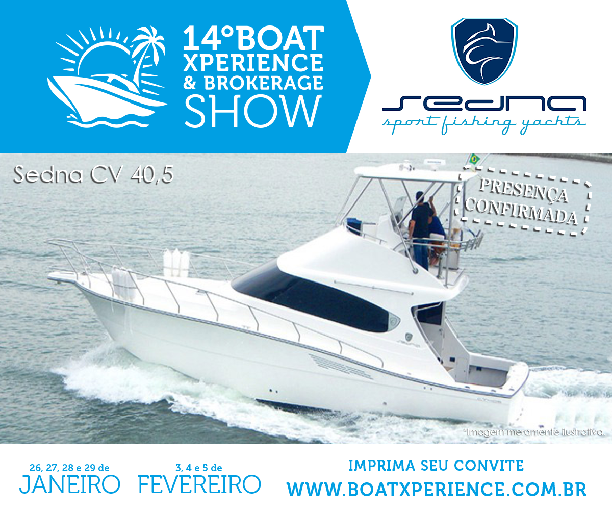 Sedna CV 405 estará no 14º Boat Xperience