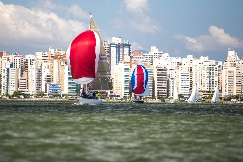 Abertura da Copa Veleiros de Oceano, regata desse final de semana fez parte das comemorações dos 344 anos de Florianópolis