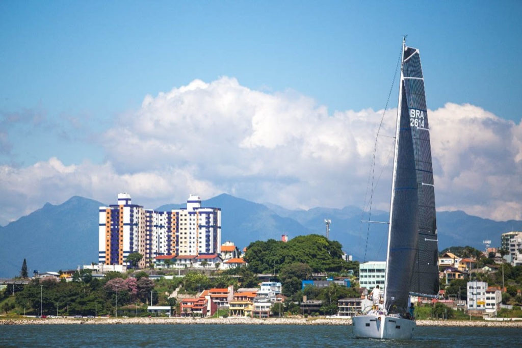 Abertura da Copa Veleiros de Oceano, regata desse final de semana fez parte das comemorações dos 344 anos de Florianópolis