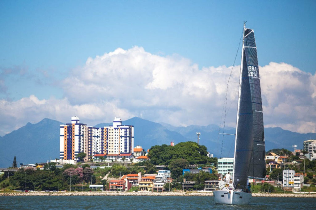 Abertura da Copa Veleiros de Oceano, regata desse final de semana fez parte das comemorações dos 344 anos de Florianópolis