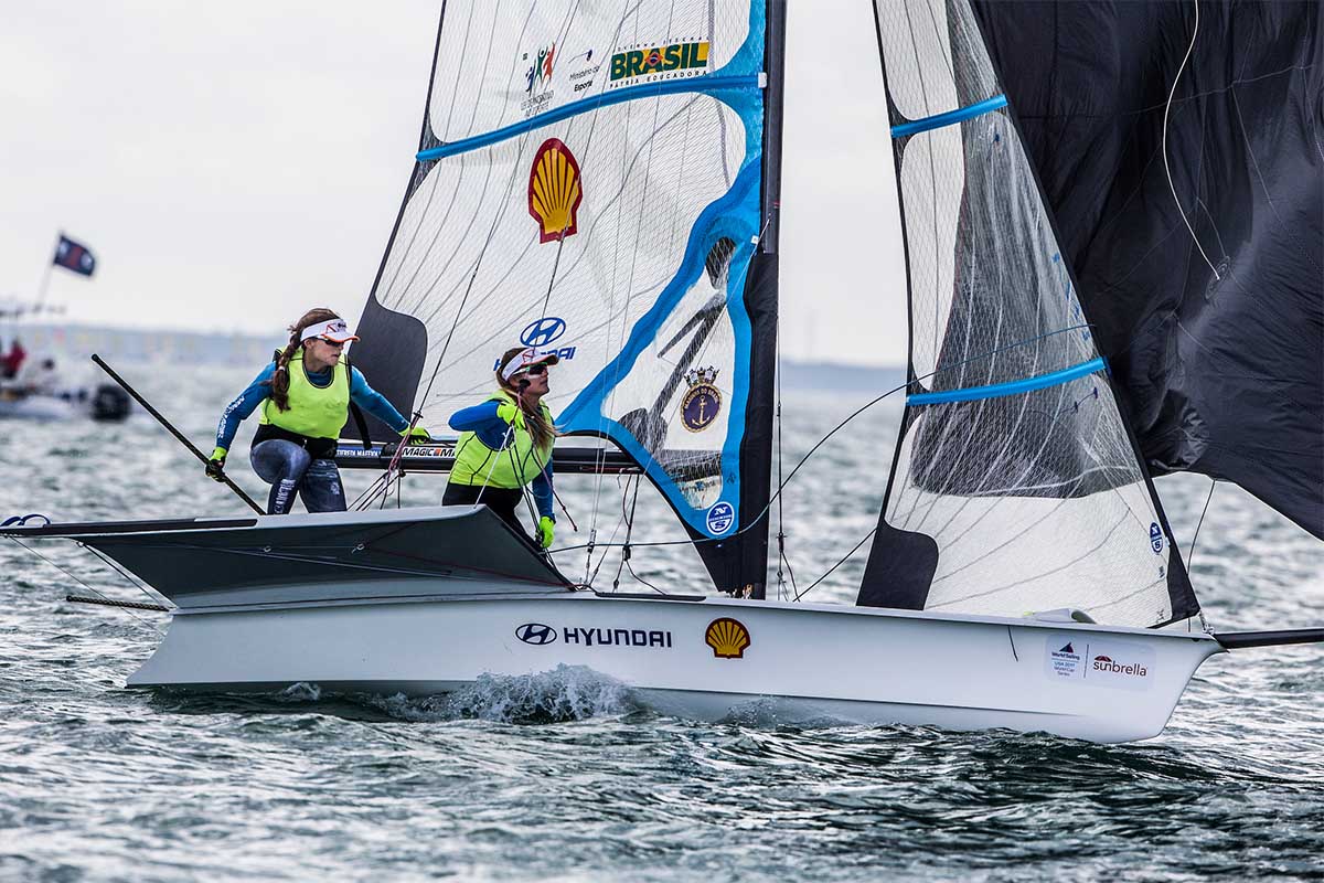 Martine Grael e Kahena Kunze Copa do Mundo de Vela