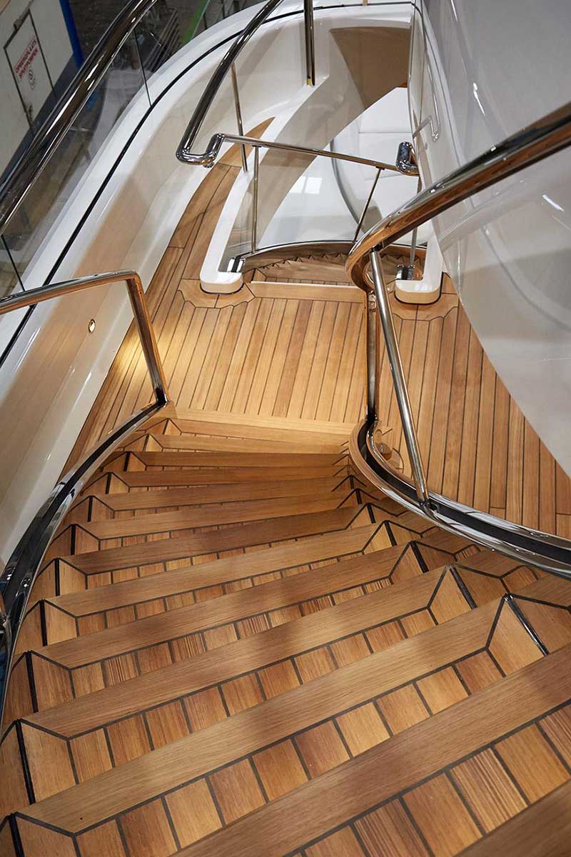 Feadship-superyacht-hasna-launched-upper-deck-stairs