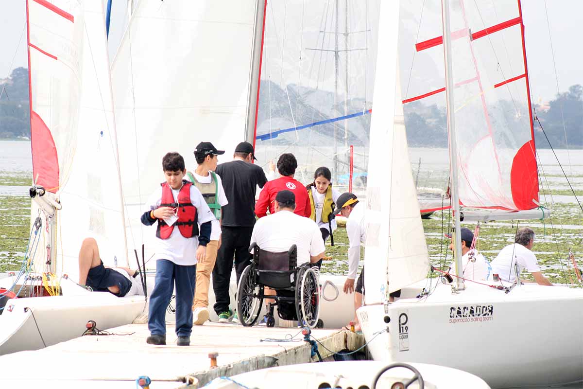 projeto sailing sense no píer da represa guarapiranga