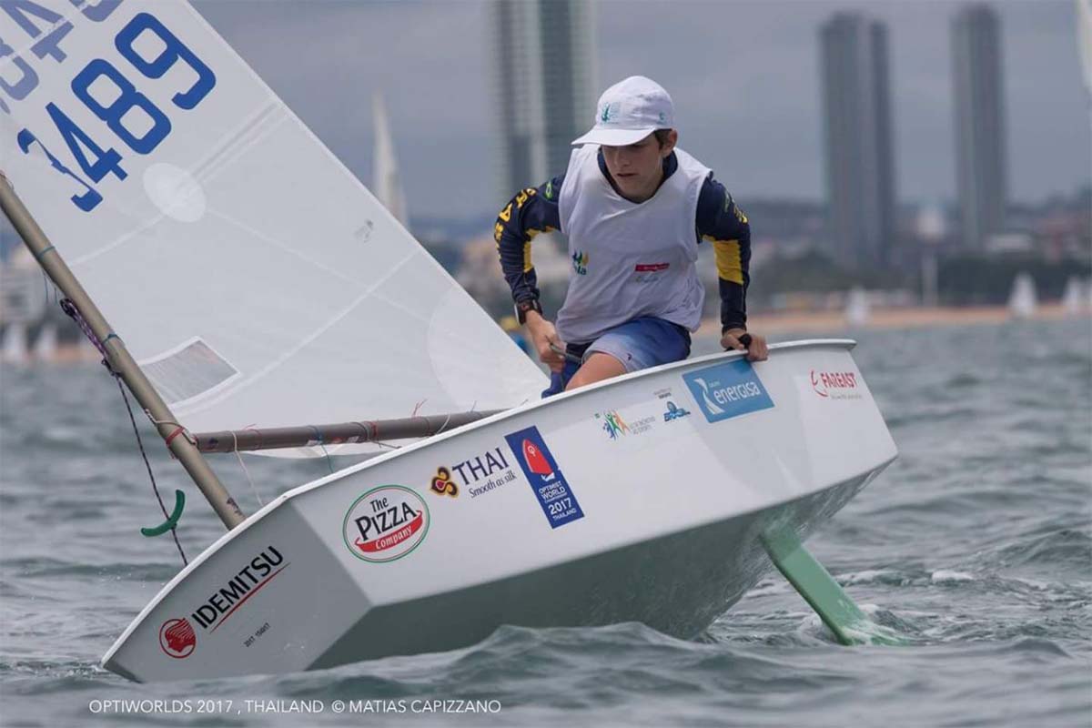 Equipe brasileira no mundial de OPTIMIST