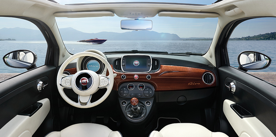 Fiat 500C Riva - boat shopping 