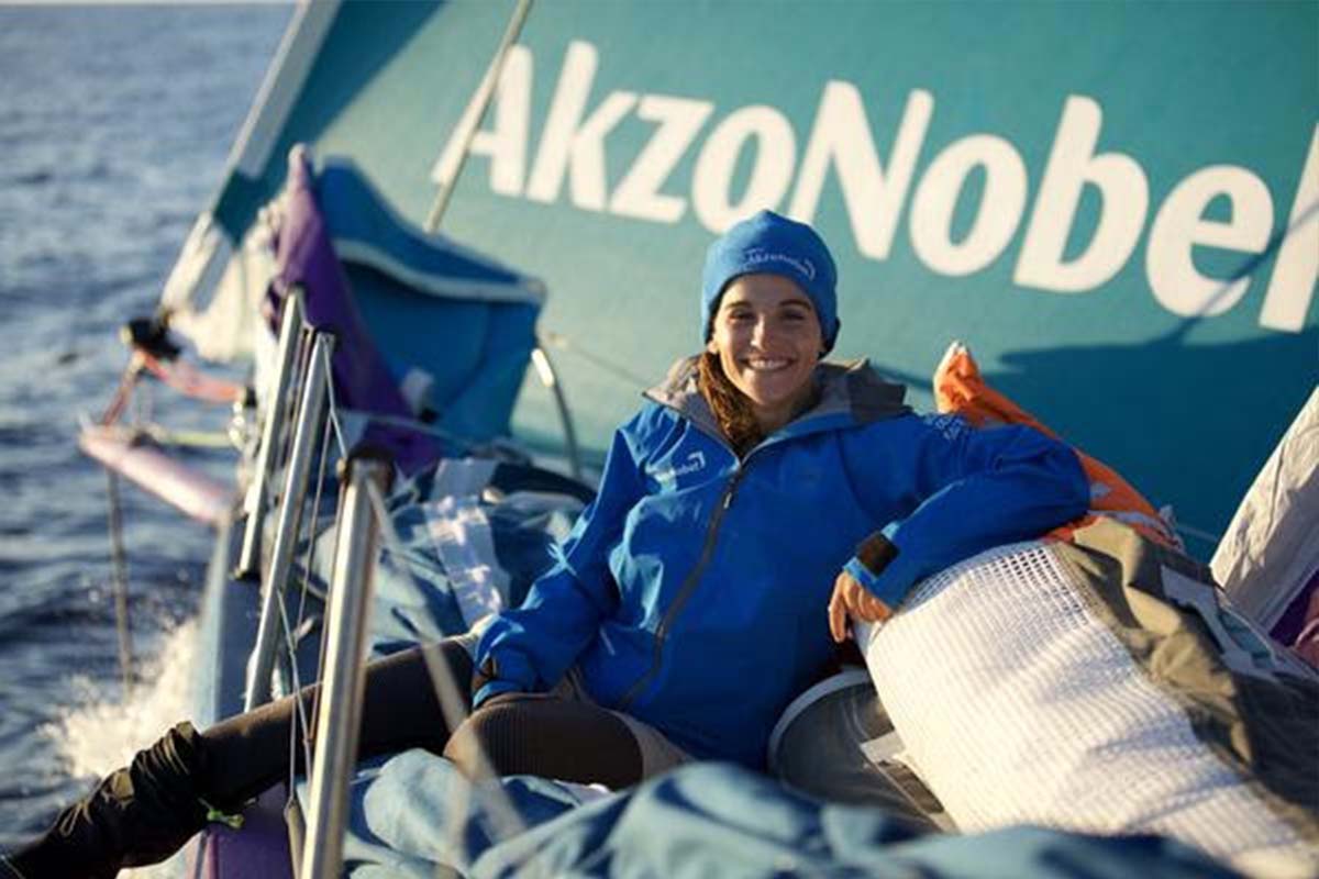 Martine Grael na Volvo Ocean Race