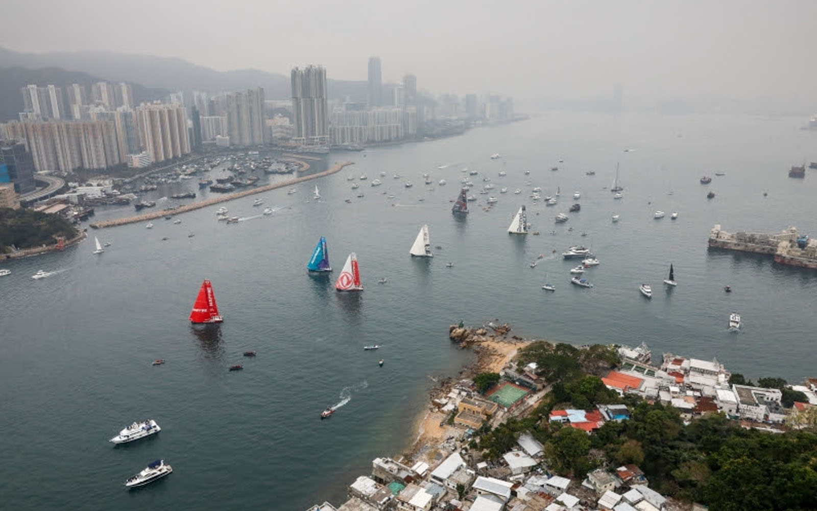 Volvo-Ocean-Race-MAPFRE-ganha-a-volta-da-ilha-de-Kong-boatshopping