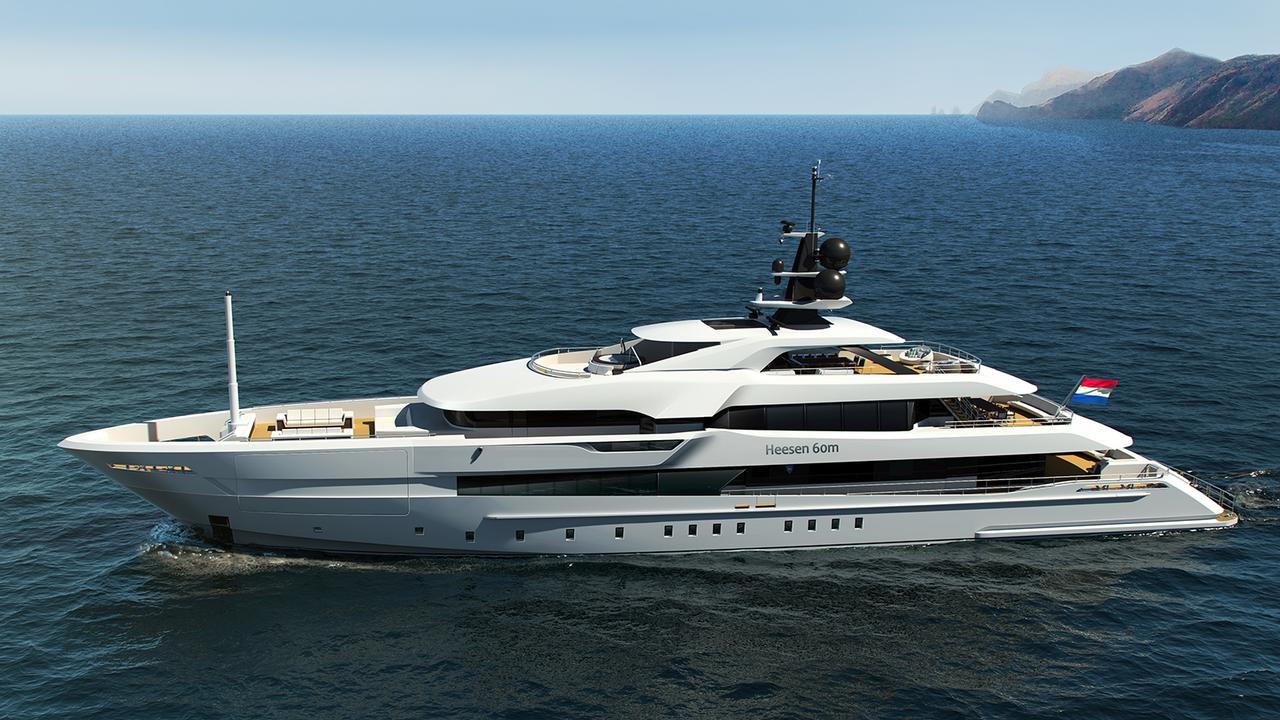 heesen yachts iate conceito de 60 metros - boat shopping