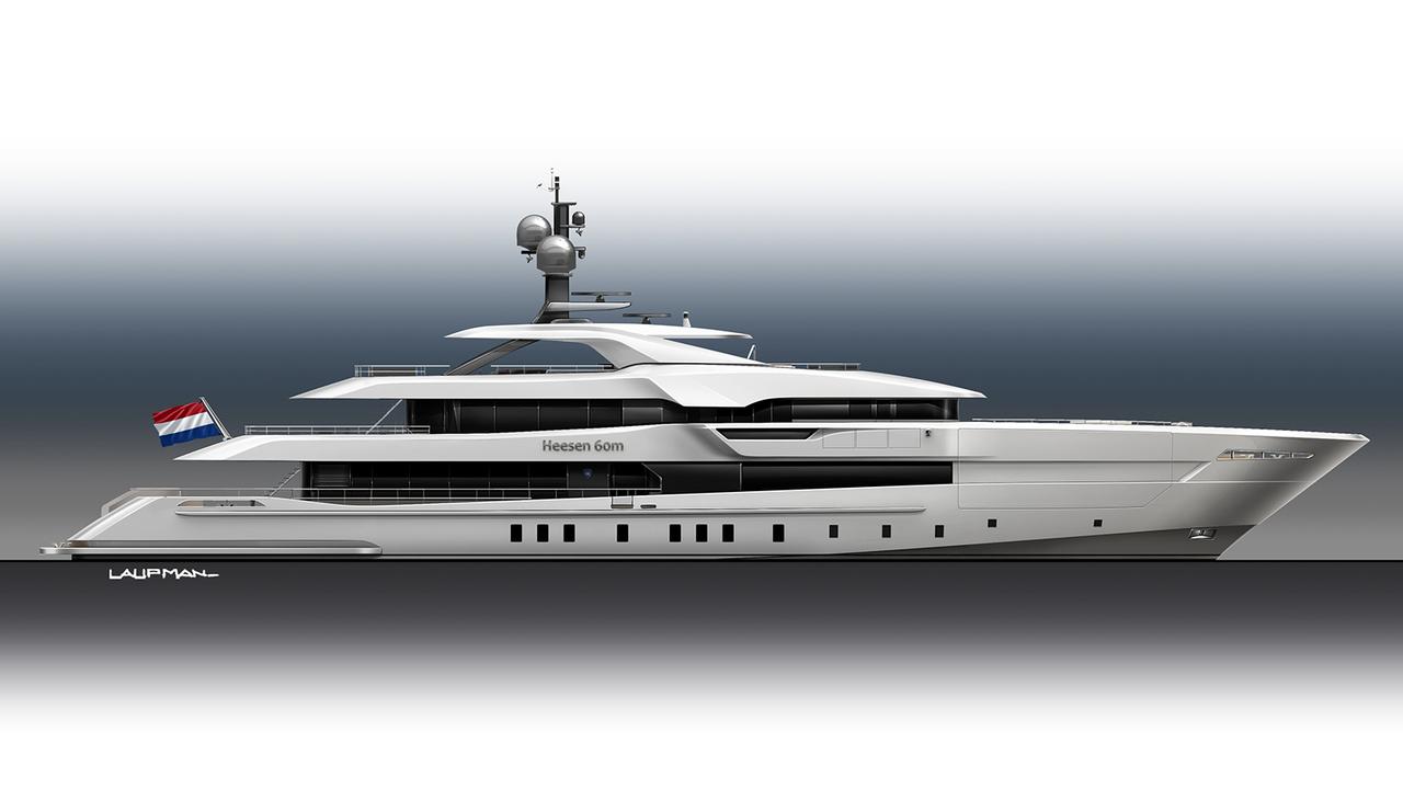 heesen yachts iate conceito de 60 metros - boat shopping