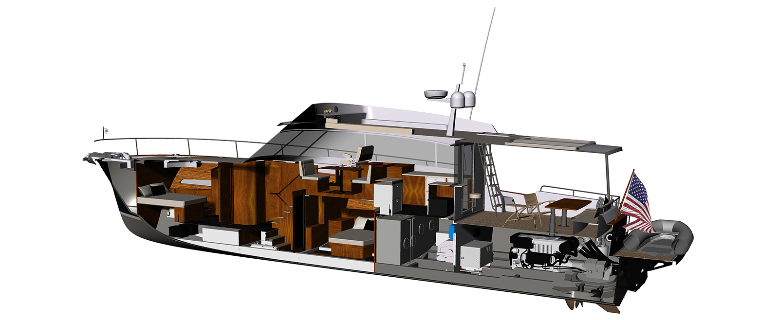 Hylas Yachts apresenta dois conceito para o mesmo iate-boatshopping