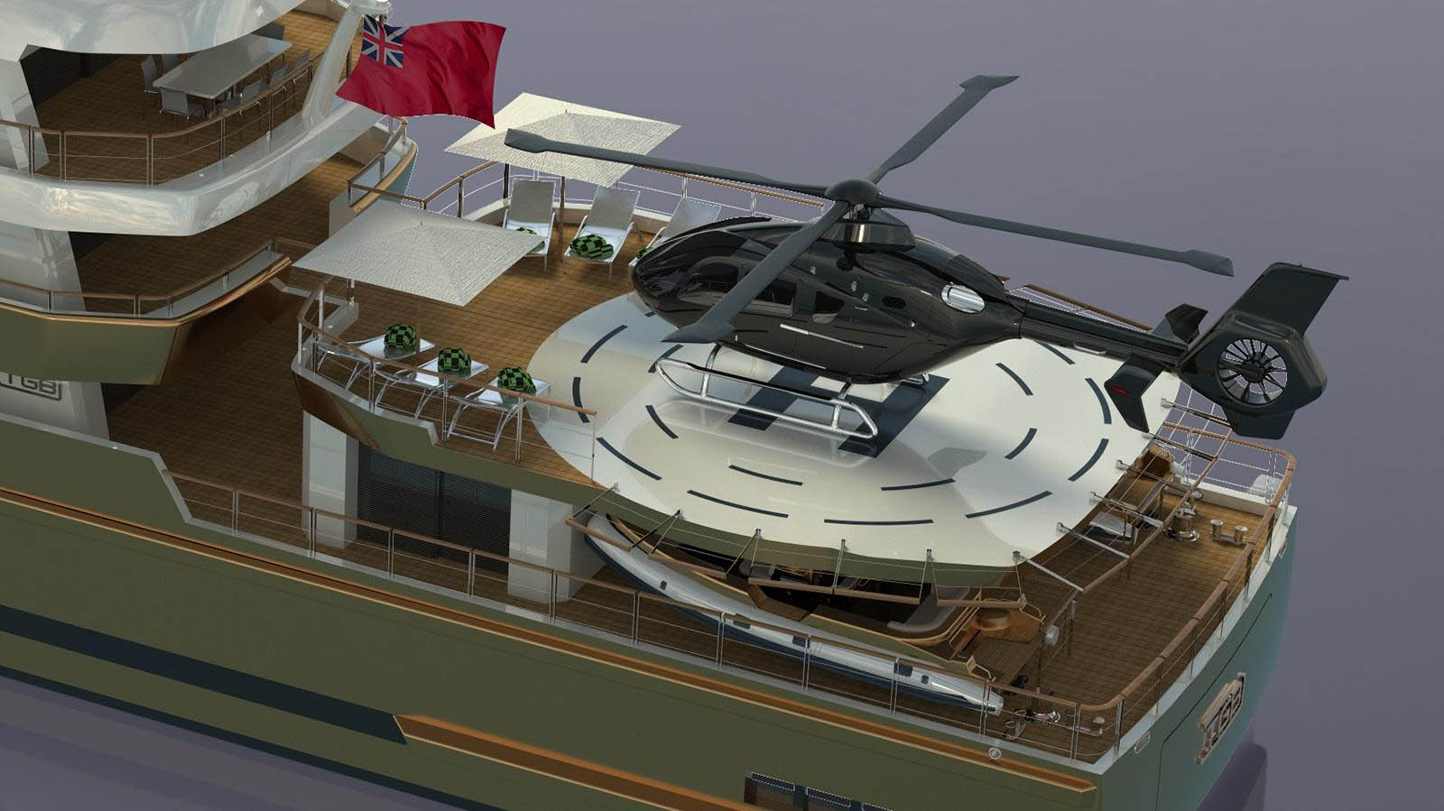 Conrad Shipyard revela conceito de mini iate explorer-boatshopping