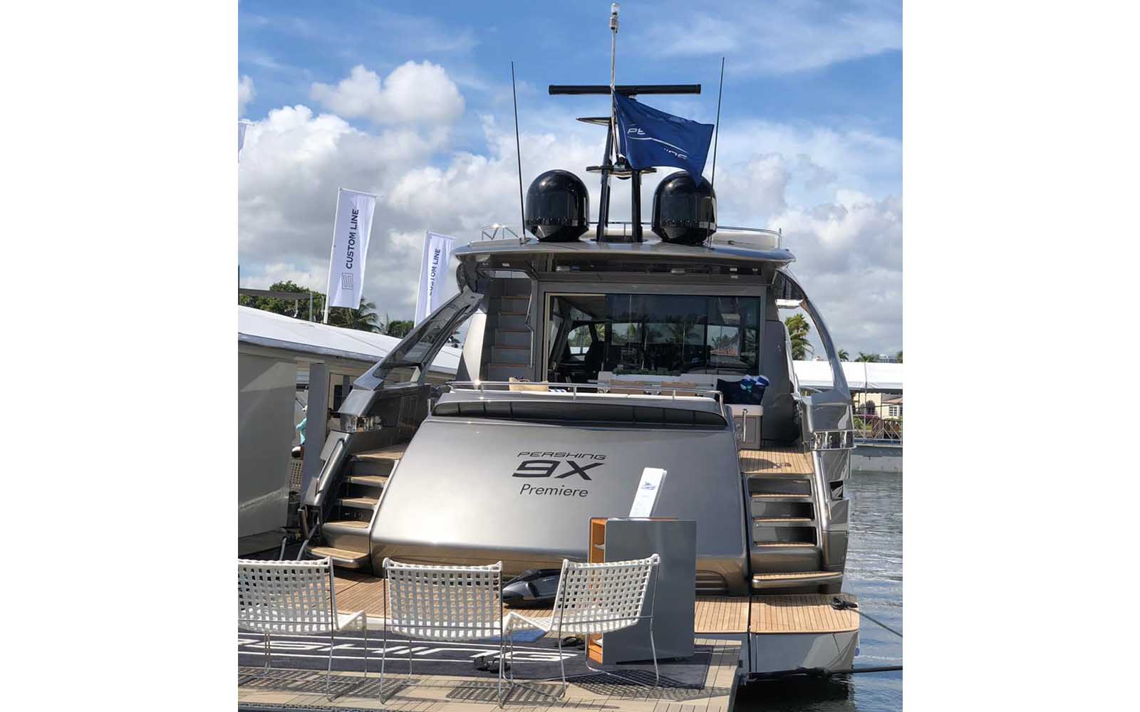Fort Lauderdale International Boat Show-Pershing 9X-boatshopping