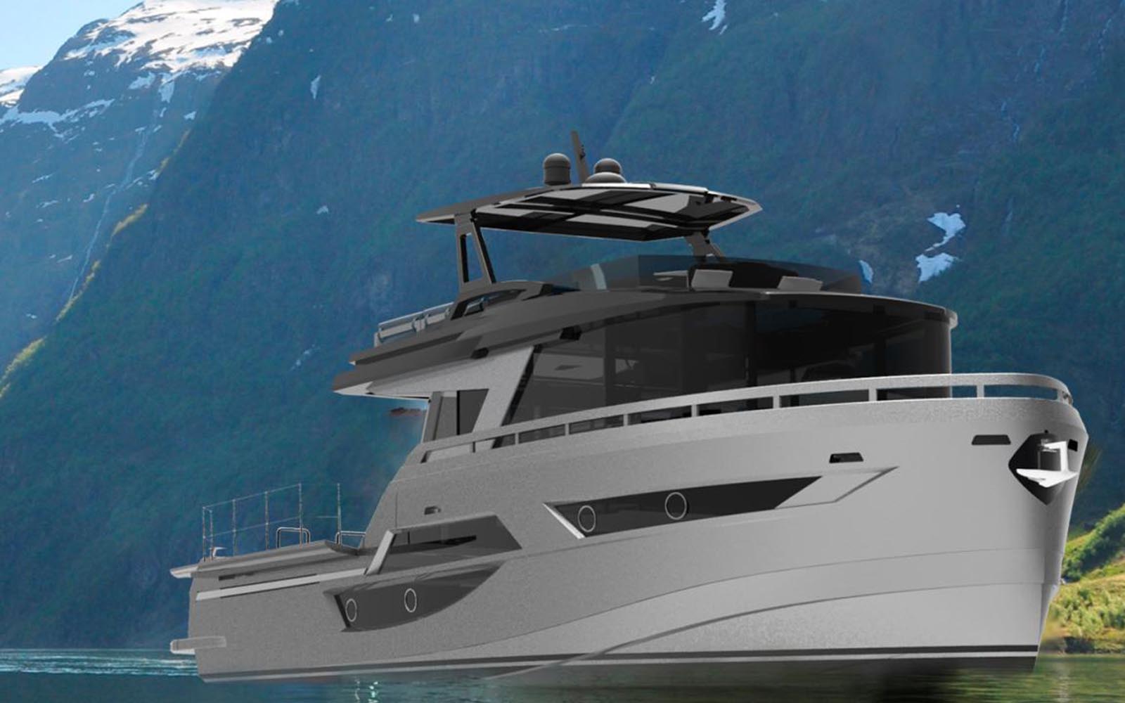 okean 50x explorer render - boat shopping