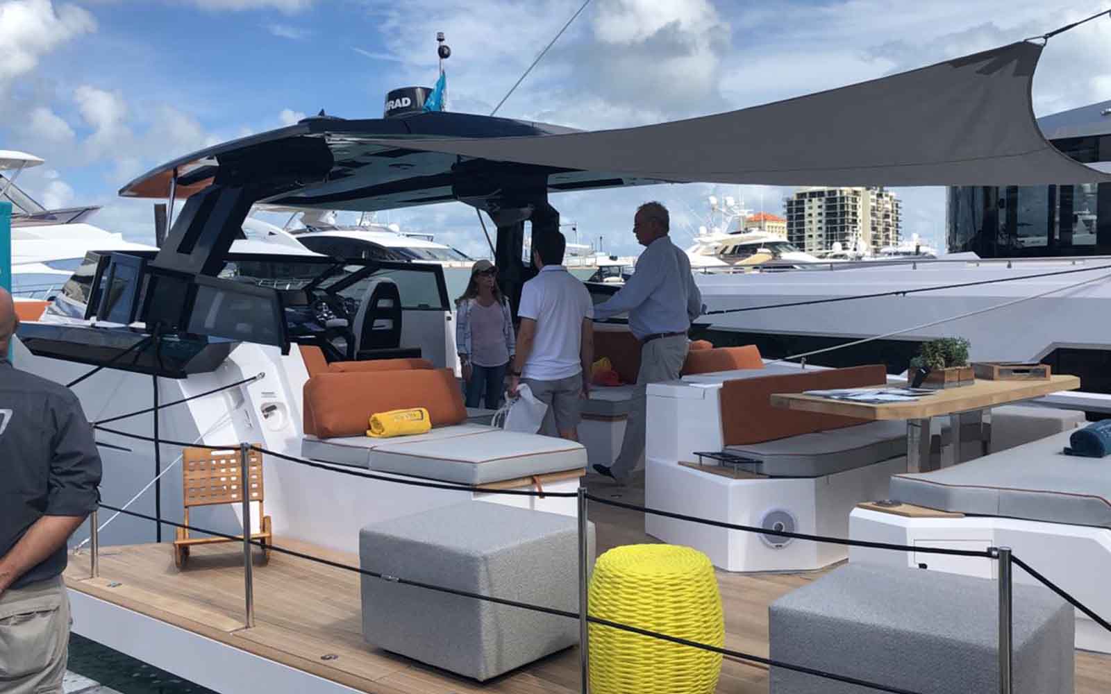 okean yachts miami yacht show - boat shopping