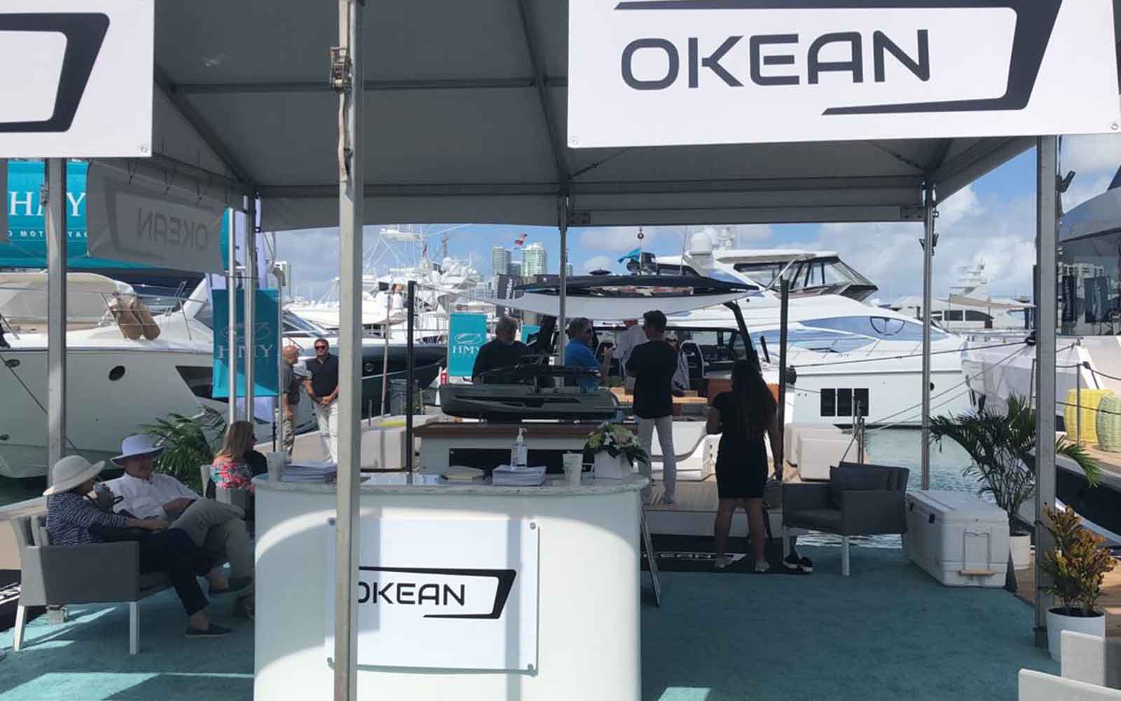 okean yachts miami yacht show - boat shopping