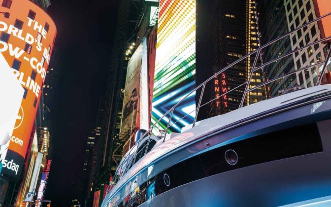 s6 times square new york design week - boat shopping