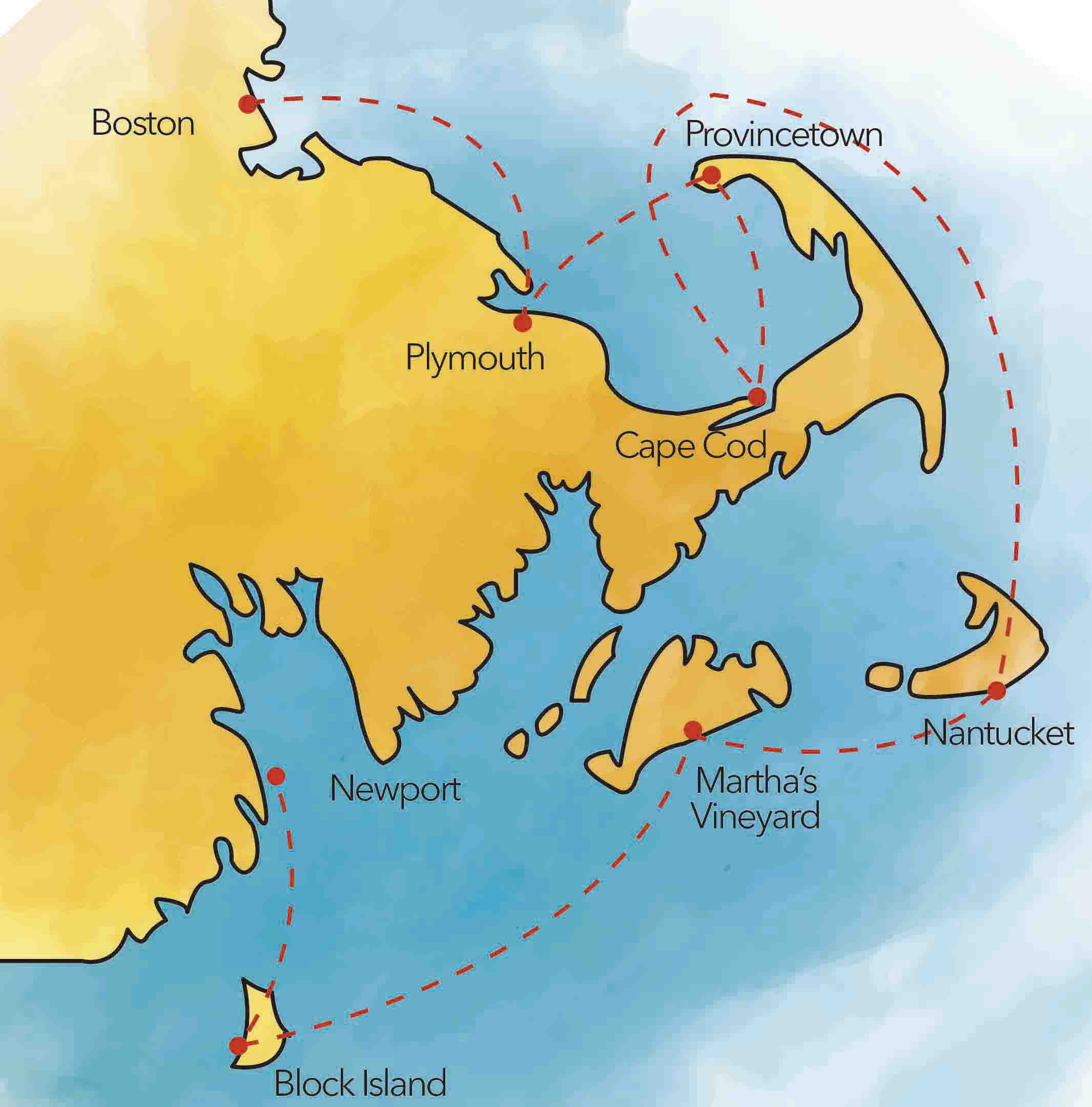 Mapa Destinos New England_ed71