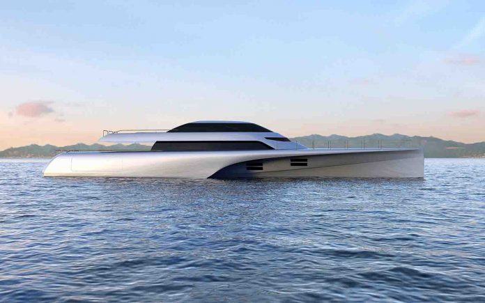 conceito de superiate trimaran - boat shopping