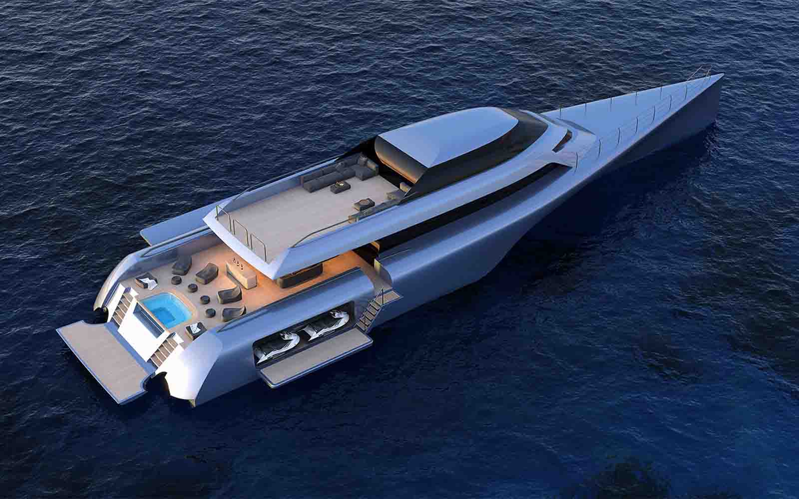 conceito de superiate trimaran - boat shopping