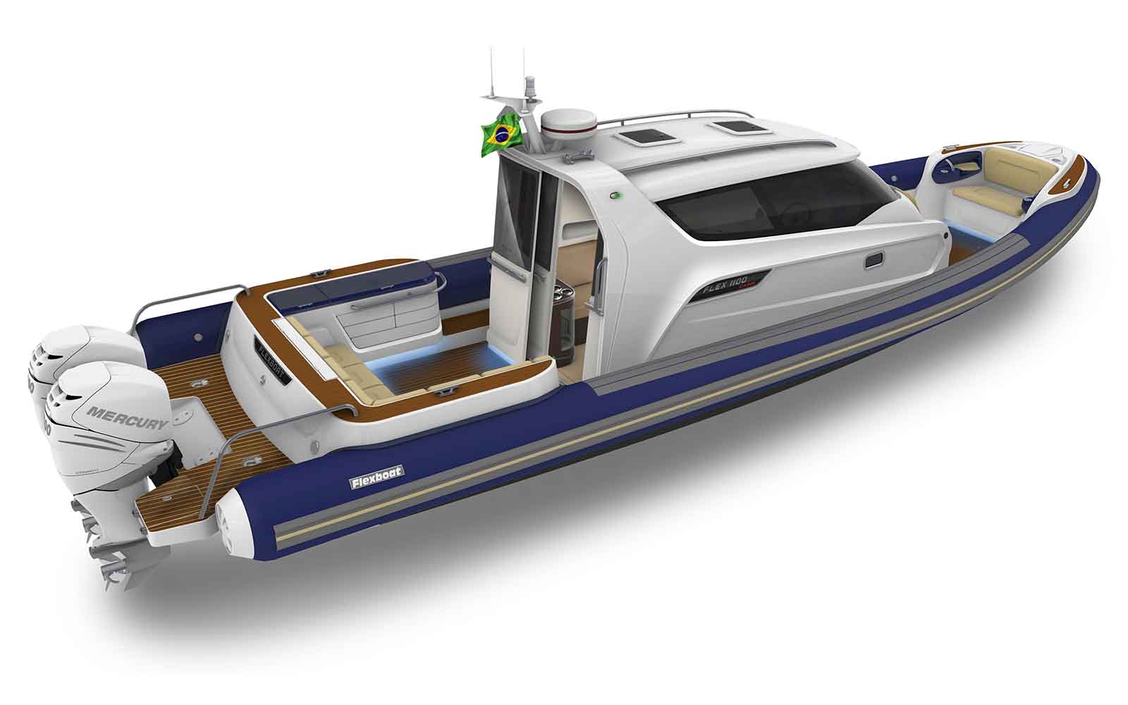 flex-1100 cabin flexboat - boat shopping