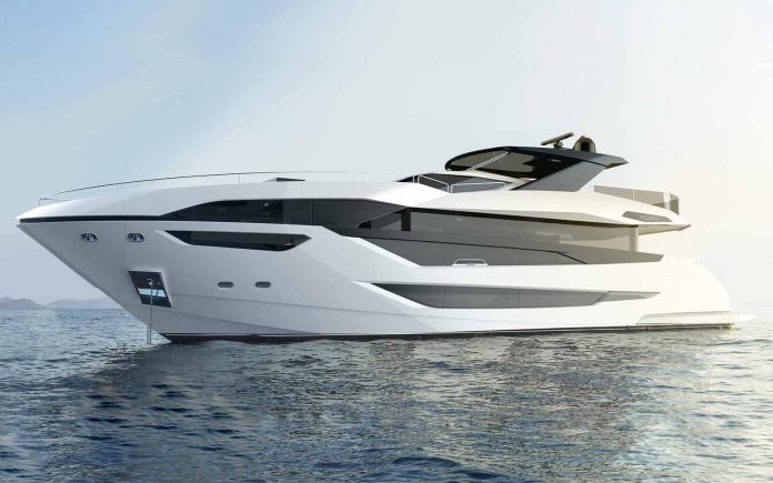 Sunseeker 100 Yacht Render - boat shopping