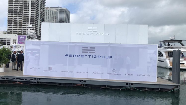 Ferretti Group press conference Miami yacht Show - boat shopping