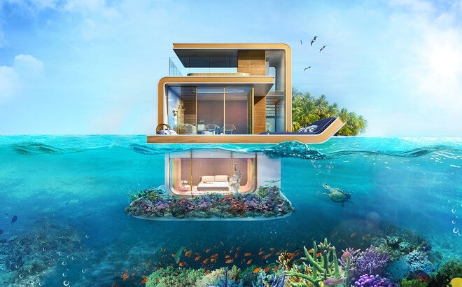 4. Floating Seahorse Villa - boat shopping