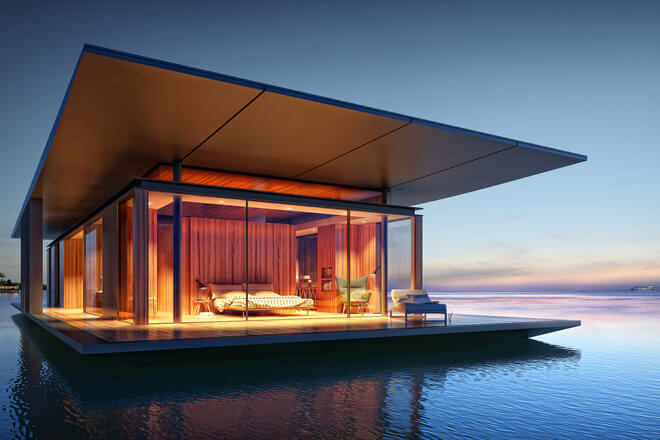 5. The Floating Home - boat shopping