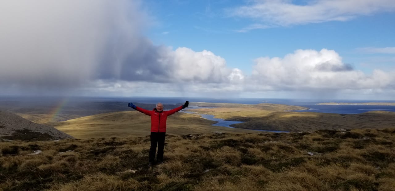 Isolamento a bordo - Vilfredo Schurmann em West Falkland2