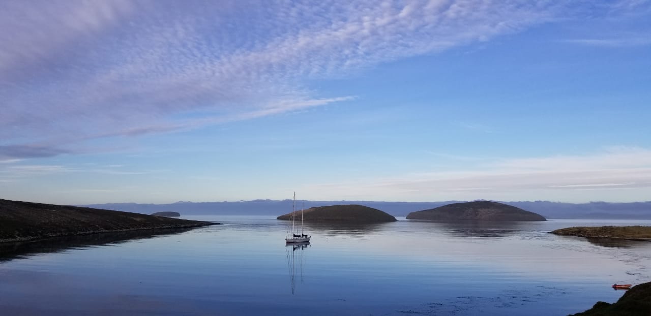 Isolamento a bordo - veleiro Kat nas Ilhas Falklands Malvinas 1