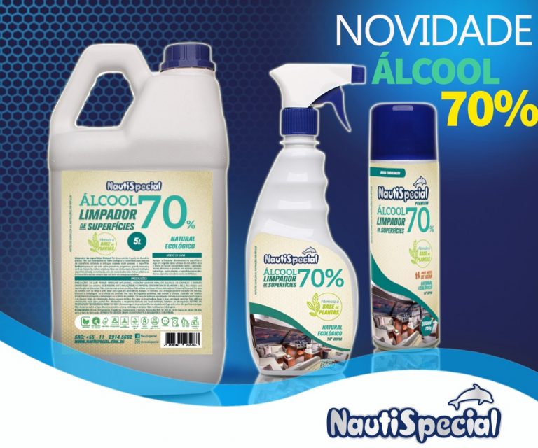 Limpador de superfície ecológicos álcool 70 nautispecial - boat shopping