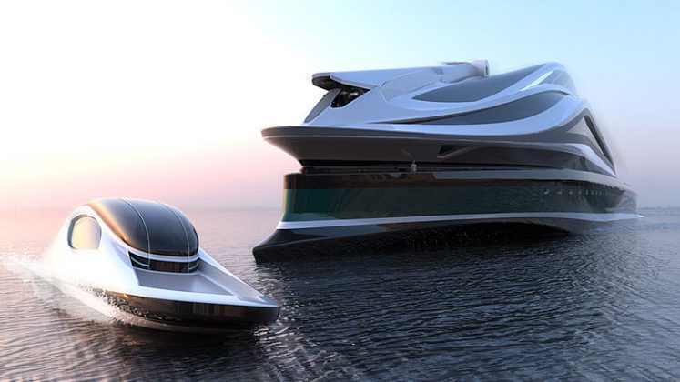 Avanguardia Superiate conceito Cisne Lazzarini - boat shopping