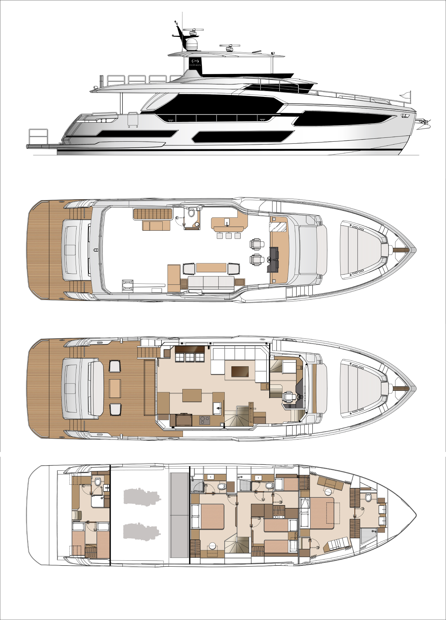 horizon FD75 - boat shopping